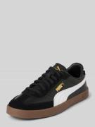 Puma Ledersneaker mit Kontrastbesatz Modell 'Puma Club II Era' in Blac...