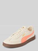 Puma Ledersneaker mit Kontrastbesatz Modell 'Puma Club II Era' in Beig...