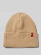 Levi's® Beanie mit Label-Patch Modell 'SLOUCHY RED TAB' in Khaki, Größ...