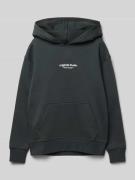 Jack & Jones Loose Fit Hoodie mit Känguru-Tasche in Dunkelgruen, Größe...