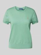 Polo Ralph Lauren T-Shirt mit Logo-Stitching in Mint, Größe S