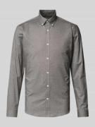 Lindbergh Slim Fit Freizeithemd mit Button-Down-Kragen Modell 'Oxford'...