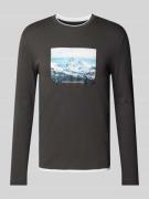 Christian Berg Men Longsleeve mit Motiv-Print und Rundhalsausschnitt i...