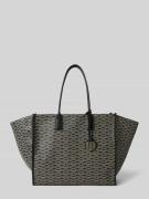 Emporio Armani Tote Bag mit Label-Anhänger Modell 'LA GIO' in Black, G...