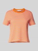 Mango T-Shirt mit Rundhalsausschnitt in Orange, Größe L