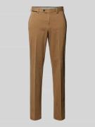 Hiltl Slim Fit Chino mit Bügelfalten Modell 'PEAKER' in Beige, Größe 5...