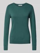 Christian Berg Woman Regular Fit Strickpullover mit gerippten Abschlüs...