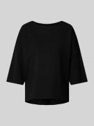 Fransa T-Shirt mit 3/4-Arm Modell 'siva' in Black, Größe L