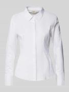 Fransa Bluse mit verdeckter Knopfleiste Modell 'jzashirt' in Weiss, Gr...