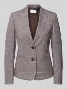 Jake*s Collection Blazer mit Leistentaschen in Pflaume, Größe 44