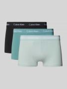 Calvin Klein Underwear Trunks mit Logo-Bund im 3er-Pack in Mint, Größe...