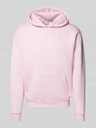 REVIEW Essentials Logo Hoodie in Rosa, Größe XL