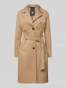 Fuchs Schmitt Trenchcoat mit Bindegürtel in Camel, Größe 36