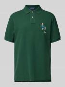 POLO RALPH LAUREN Poloshirt mit Logo-Stitching in Bottle, Größe L