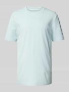 Tom Tailor Regular Fit T-Shirt in Piqué-Optik in Mint, Größe L