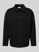 Calvin Klein Jeans Regular Fit Overshirt mit Druckknopfleiste in Black...