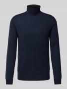 Matinique Rollkragenpullover aus Wolle mit Label-Detail Modell 'parcus...