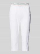 TONI Regular Fit Caprihose mit elastischem Bund Modell 'SUE' in Weiss,...