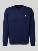 Polo Ralph Lauren Sweatshirt mit Label-Stitching in Marine, Größe XL