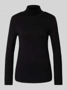 Christian Berg Woman Slim Fit Longsleeve mit Rollkragen in Black, Größ...