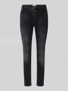 MAC Slim Fit Jeans mit Knopf- und Reißverschluss Modell 'Montana' in H...