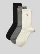 Polo Ralph Lauren Socken mit Logo-Stitching im 3er-Pack in Black, Größ...