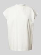 LeGer by Lena Gercke T-Shirt mit Stehkragen Modell 'Irina' in Weiss, G...