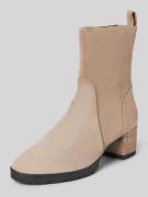 Högl Ankle Boots mit Zugschlaufe in Taupe, Größe 38