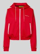 TheJoggConcept Sweatjacke mit Kapuze Modell 'SIMA' in Rot, Größe M