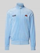 Ellesse Sweatjacke mit Label-Patches Modell 'MURAKAZ' in Hellblau, Grö...