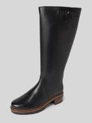 Högl Stiefel aus Leder mit Reißverschluss in Black, Größe 41