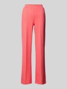 Smith and Soul Regular Fit Stoffhose mit fixierten Bügelfalten in Pink...