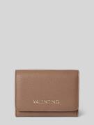 VALENTINO BAGS Portemonnaie mit Label-Detail Modell 'BRIXTON' in Taupe...