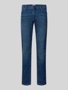 MCNEAL Tapered Fit Jeans mit Eingrifftaschen in Blau, Größe 32/34