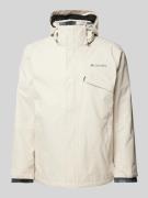 COLUMBIA Funktionsjacke mit Label-Print Modell 'BUGABOO' in Offwhite, ...