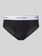 Calvin Klein Underwear Slip mit Label-Bund im 3er-Pack in Black, Größe...