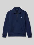 Polo Ralph Lauren Kids Sweatshirt mit Polokragen in Marine, Größe 104