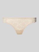 Triumph String in semitransparentem Design Modell 'AMOURETTE' in Beige...