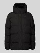 Superdry Steppjacke mit Stehkragen in Black, Größe M