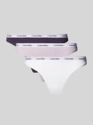 Calvin Klein Underwear String mit elastischem Label-Bund Modell 'MODER...