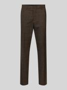 s.Oliver BLACK LABEL Slim Fit Anzughose aus Flanell mit Karomuster Mod...