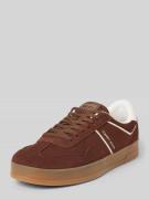 Tommy Jeans Sneaker aus Leder Modell 'THE GREENWICH SUEDE' in Dunkelbr...