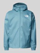 The North Face Windbreaker mit Label-Print Modell 'QUEST' in Aqua, Grö...