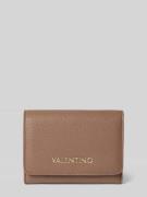 VALENTINO BAGS Portemonnaie mit Label-Detail Modell 'BRIXTON' in Taupe...