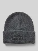 TheJoggConcept Beanie mit Label-Stitching Modell 'VIOL' in Anthrazit, ...