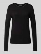 Christian Berg Woman Strickpullover mit Rundhalsausschnitt in Black, G...