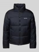 REVIEW Steppjacke mit Stehkragen in Black, Größe L