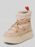 INUIKII Snow Boots mit Label-Print in Beige, Größe 37