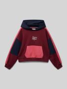 Tommy Hilfiger Teens Hoodie mit Kapuze in Bordeaux, Größe 152