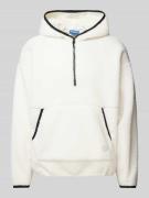 Hugo Blue Hoodie mit Kapuze in Offwhite, Größe L